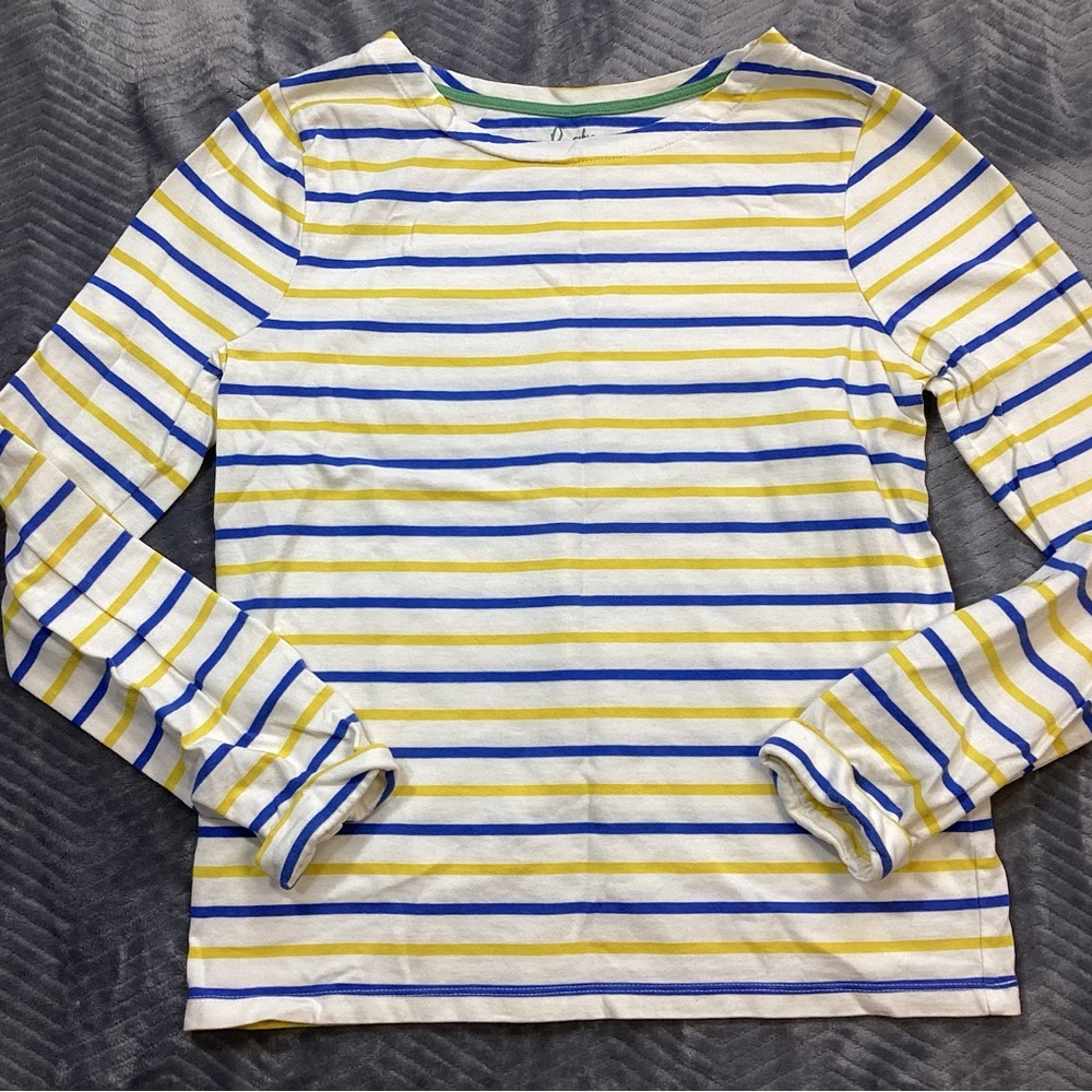 Girls‎ Boden Breton Long Sleeve Striped Tee 15-16Y
